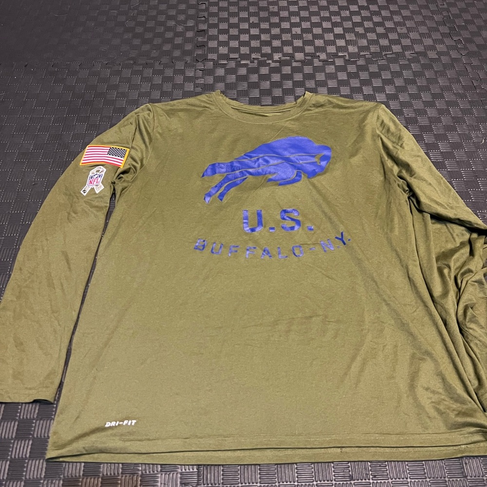 Nike Buffalo bills salute to service olive drab army green